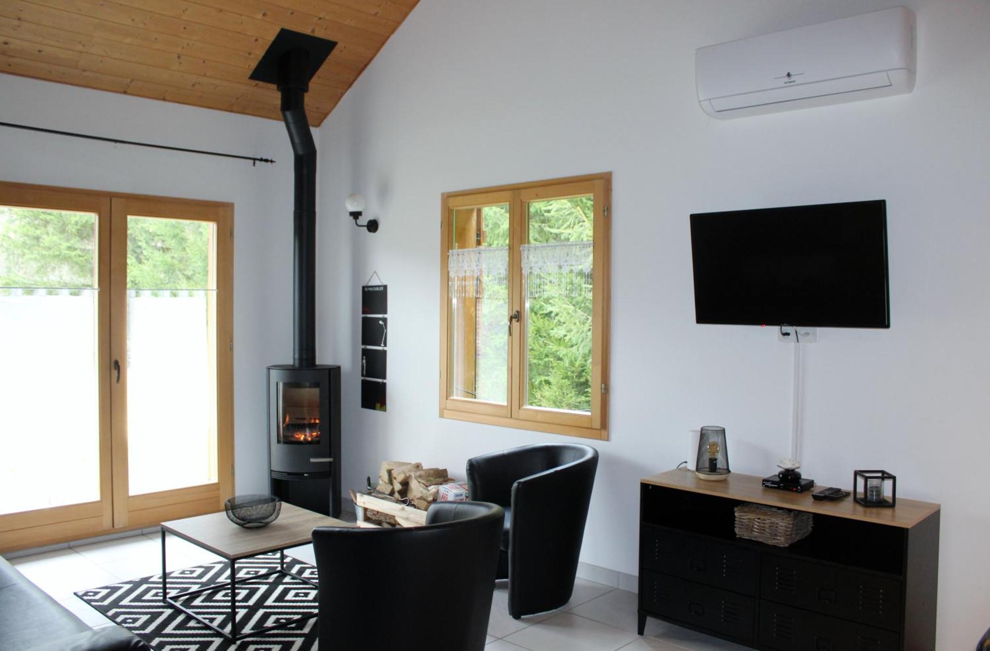 Chalet De Charme Le Contemporain Ney Zewnętrze zdjęcie
