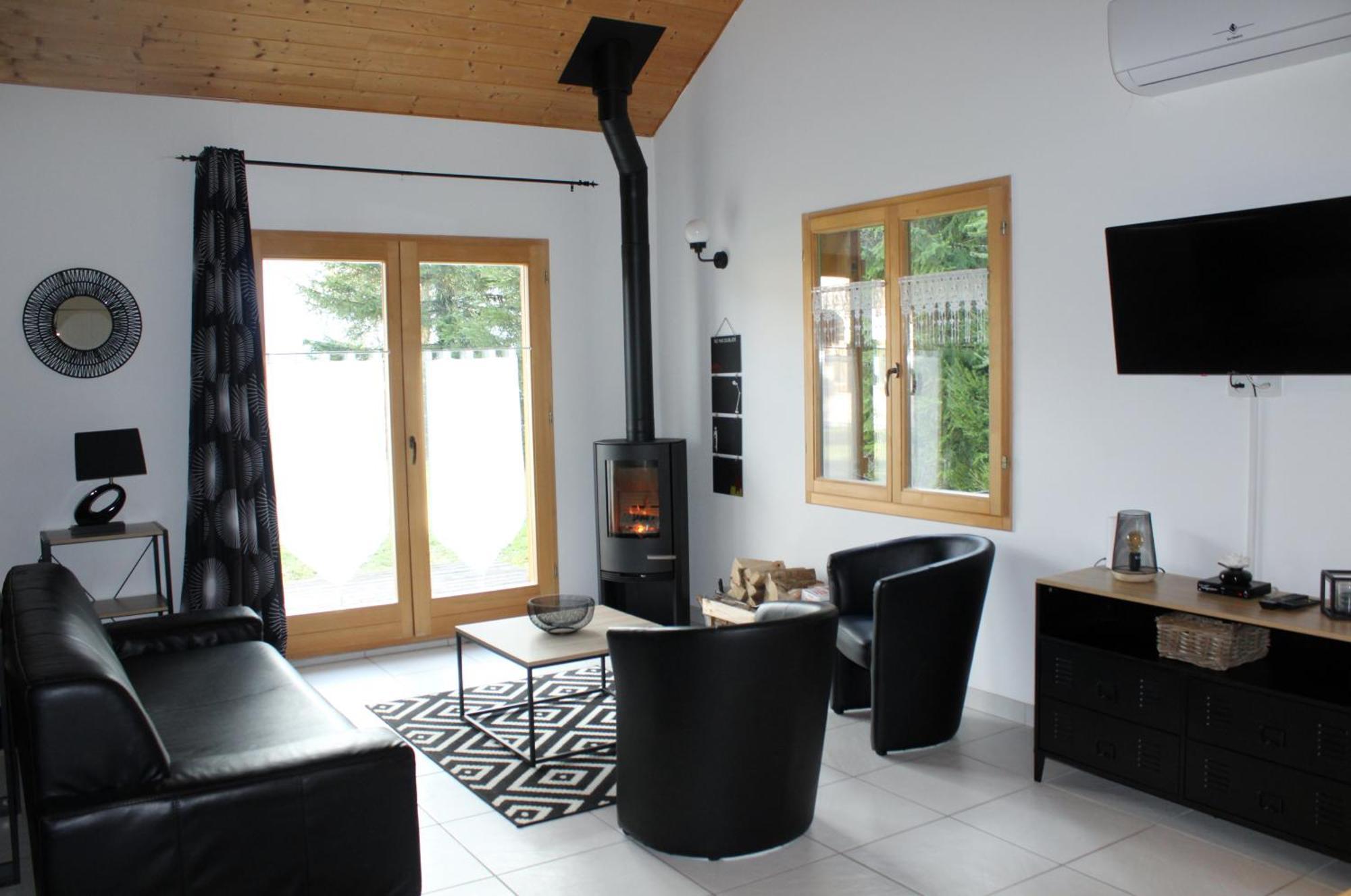 Chalet De Charme Le Contemporain Ney Zewnętrze zdjęcie