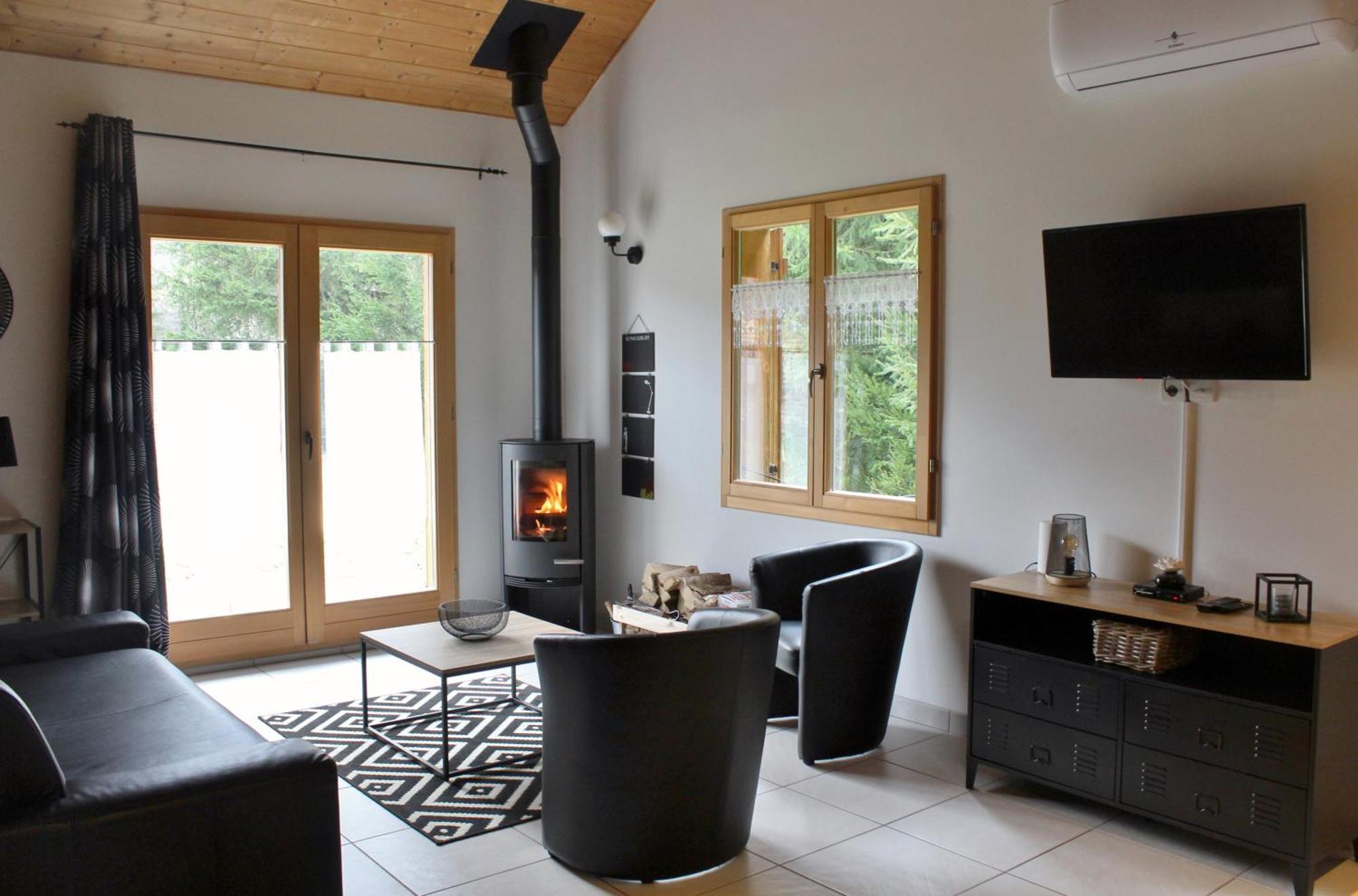 Chalet De Charme Le Contemporain Ney Zewnętrze zdjęcie