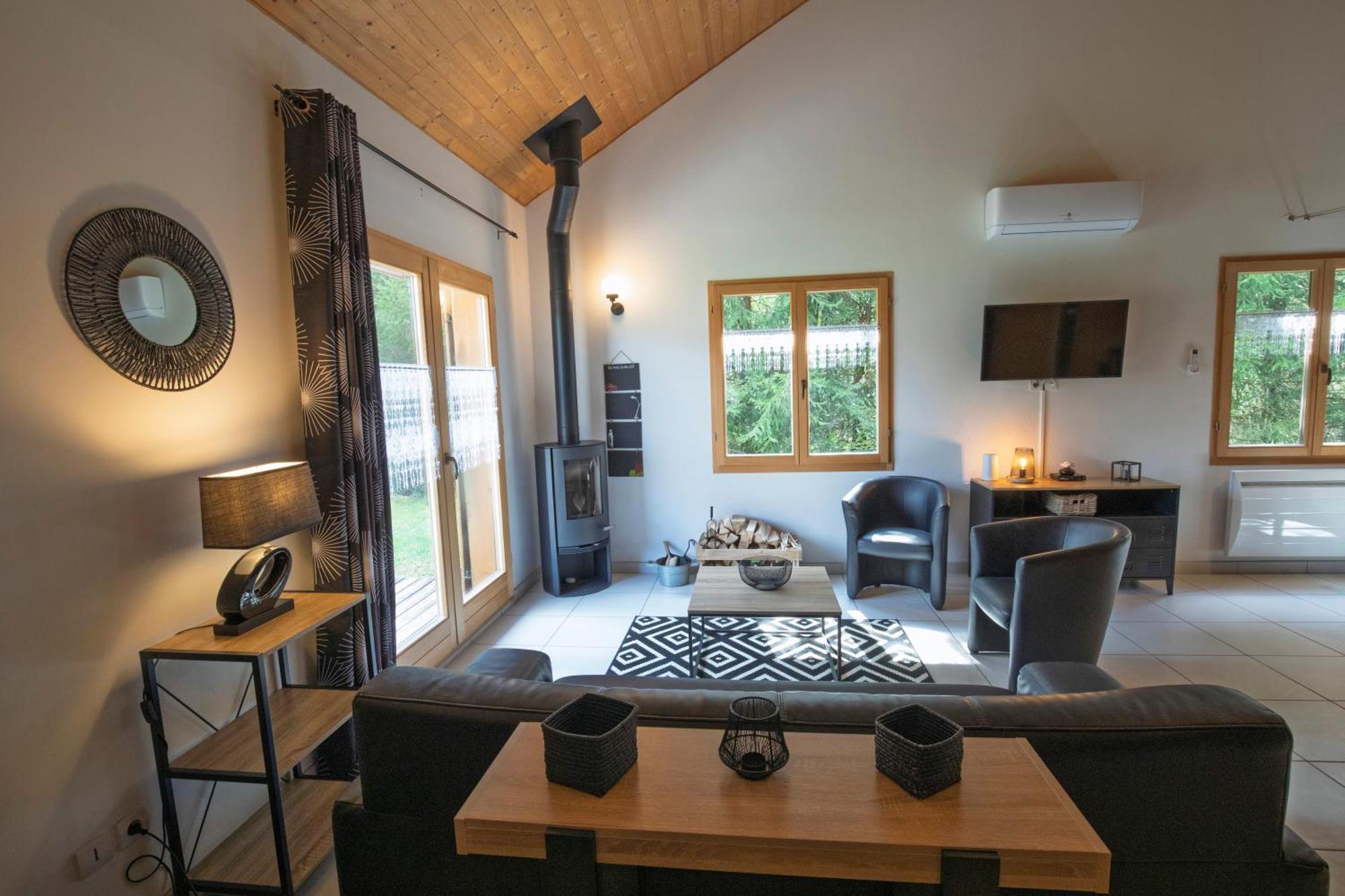 Chalet De Charme Le Contemporain Ney Zewnętrze zdjęcie