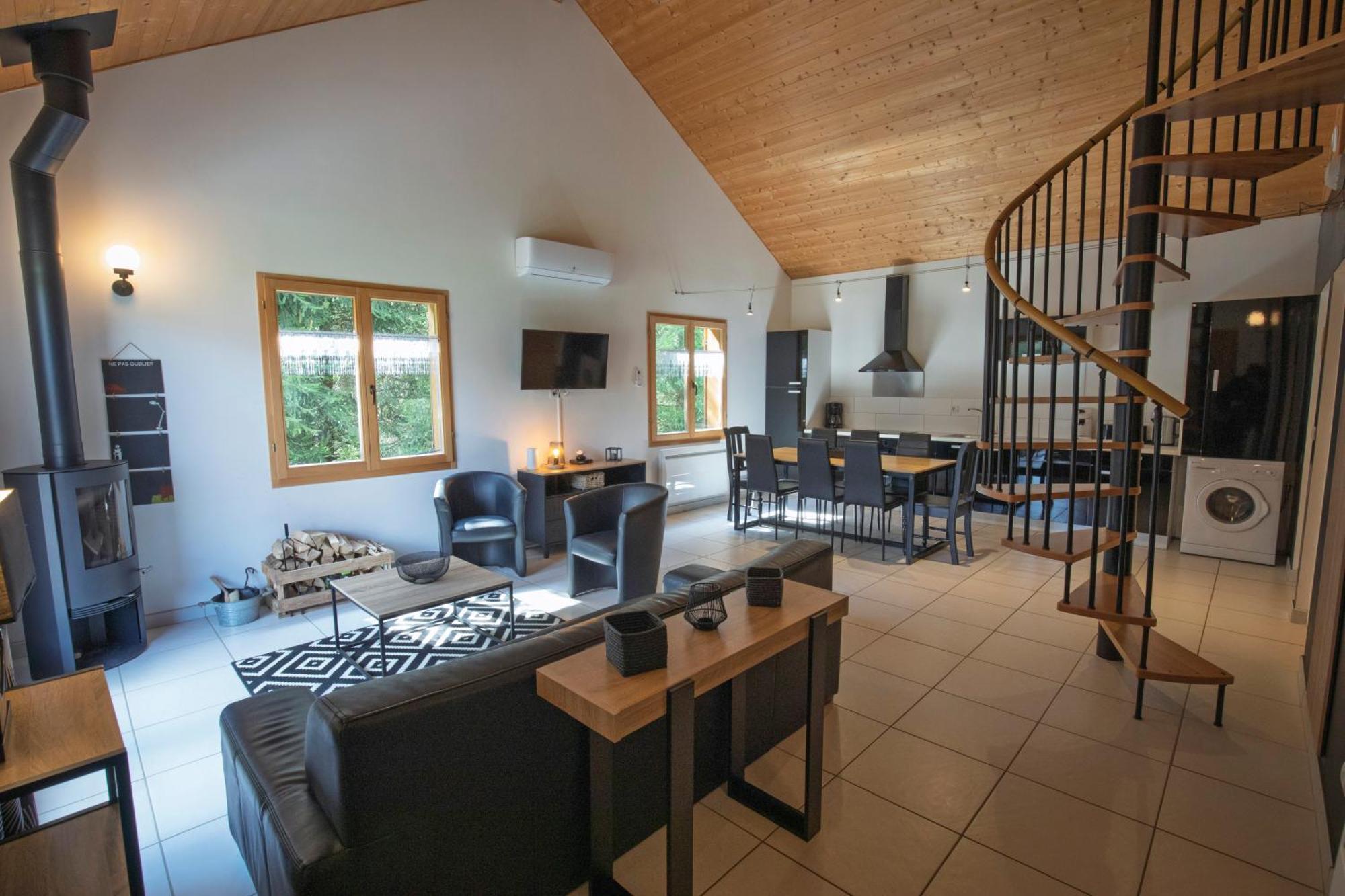 Chalet De Charme Le Contemporain Ney Zewnętrze zdjęcie