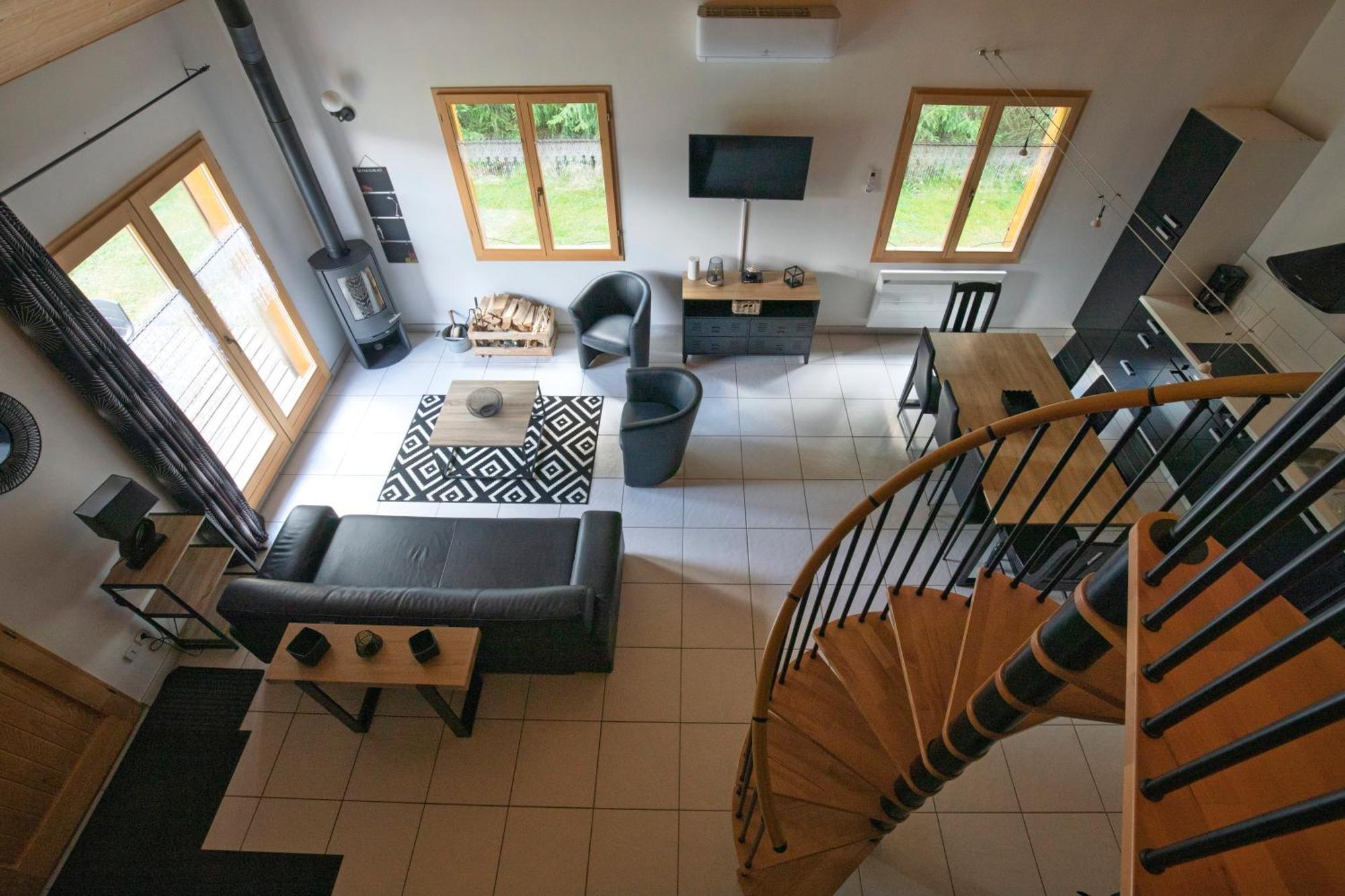 Chalet De Charme Le Contemporain Ney Zewnętrze zdjęcie